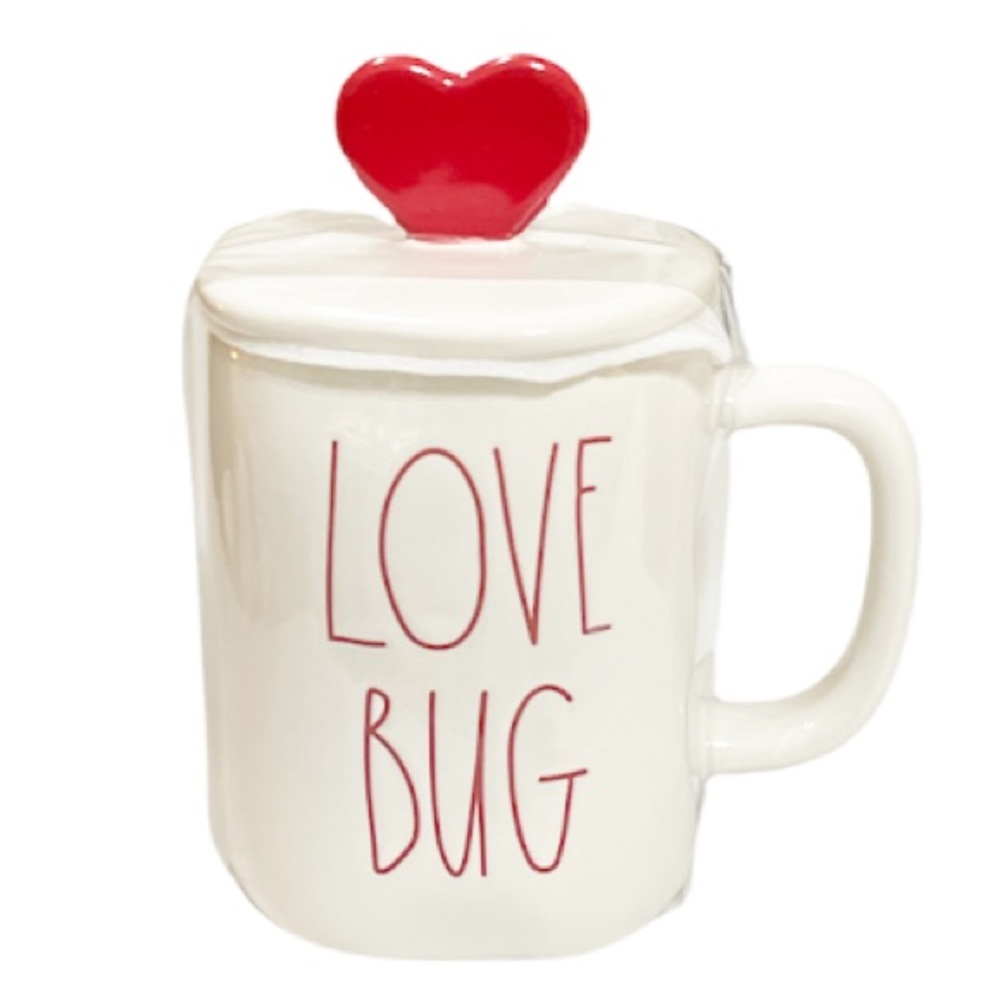 NEW Rae Dunn LOVE BUG Topper Mug ♥️🐞♥️